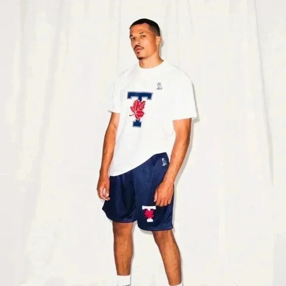 OVO x university of Toronto  heathered grey short sleeve tshirt M